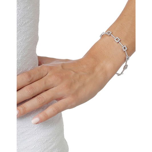 Diamond bracelet in 18 carat white gold.   Product Code : 42B129