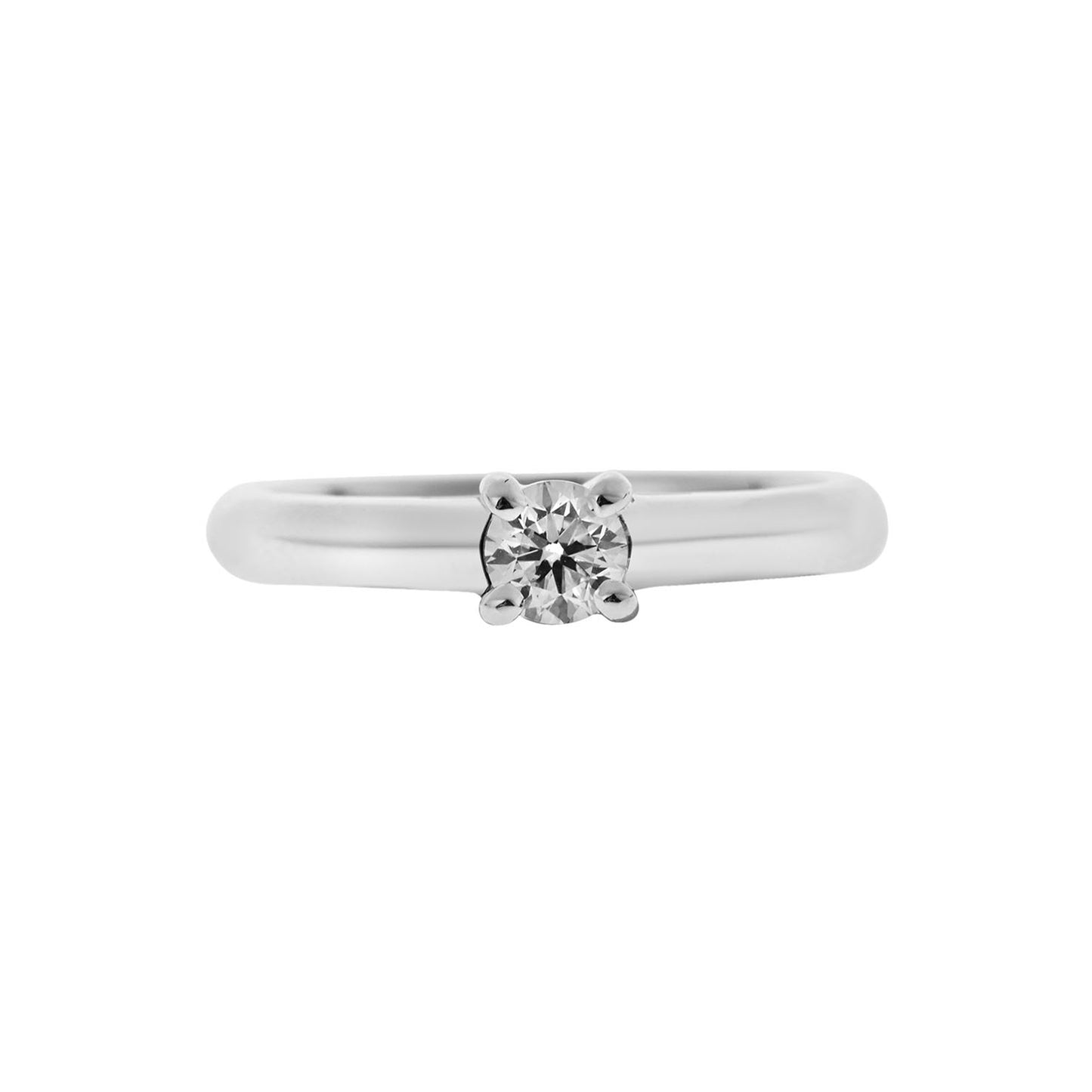 Diamond Brilliant Cut Solitaire KT18 White Gold . Product Code:285DA1121