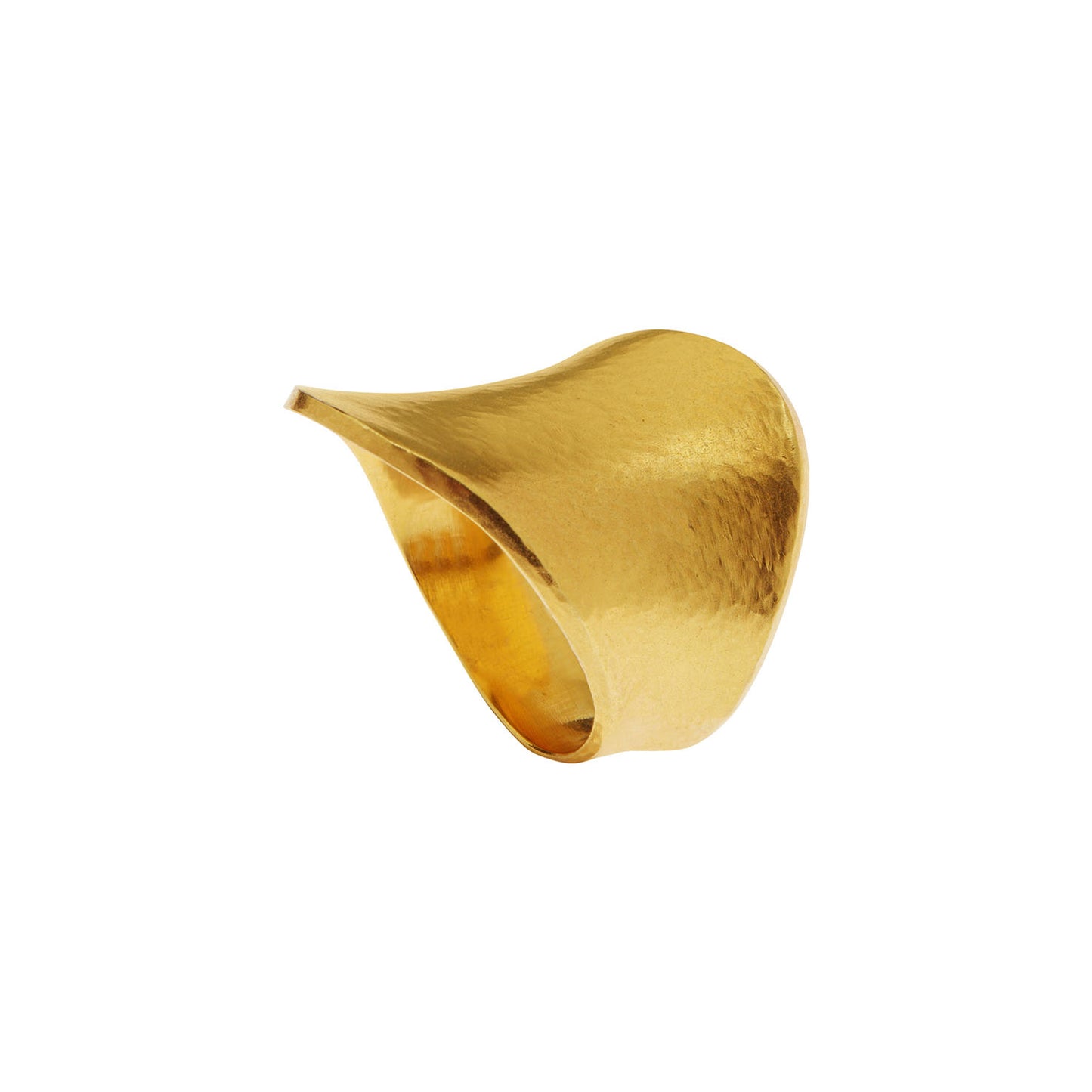 Handmade ring in 18KT yellow gold inspired by Ancient Greece