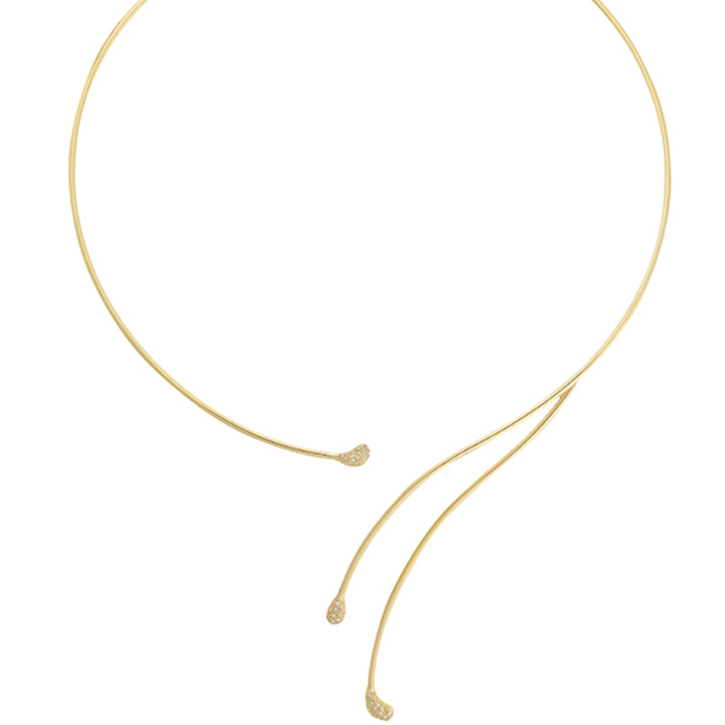 Necklace 18KT Yellow Gold with Brilliant cut Diamonds. Product Code : 302HN091.