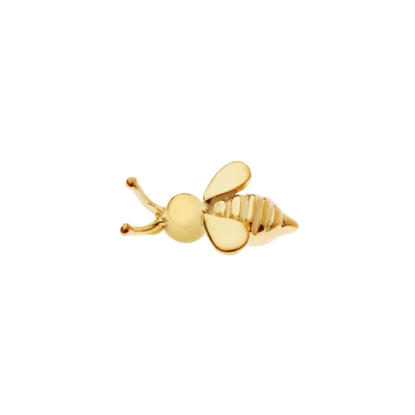 "Bee"14k yellow gold good luck charm bracelet. Bees are bringers of good luck, prosperity and success in business. Product Code: 88B2919MELISSA.