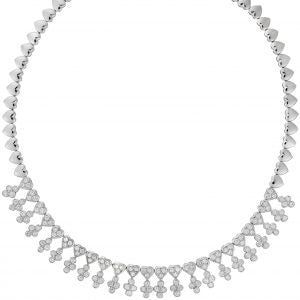 Necklace 18KT White Gold with Brilliant cut Diamonds. Product Code : 298KO33