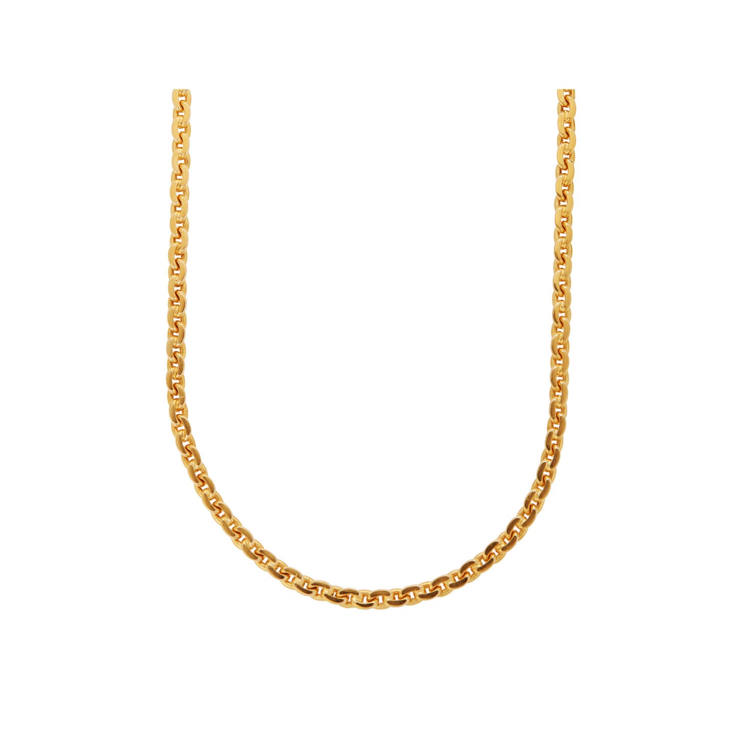 Chain Necklace for Men Gold KT18 or KT14 Handmade. Product code: 000109