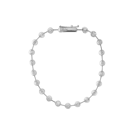 Bracelet White Gold 18KT with Brilliant Cut Diamonds. Product Code: 63HB043