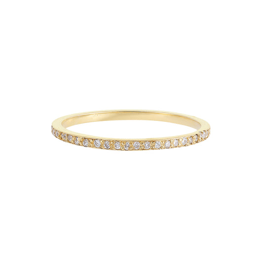 Half Band  with Brilliant Cut  Diamonds KT18 Yellow Gold. Product Code : 1026HR091