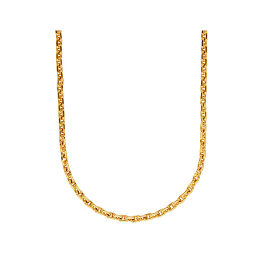 Chain Necklace for Men Gold KT18 or KT14 Handmade. Product code: 000110