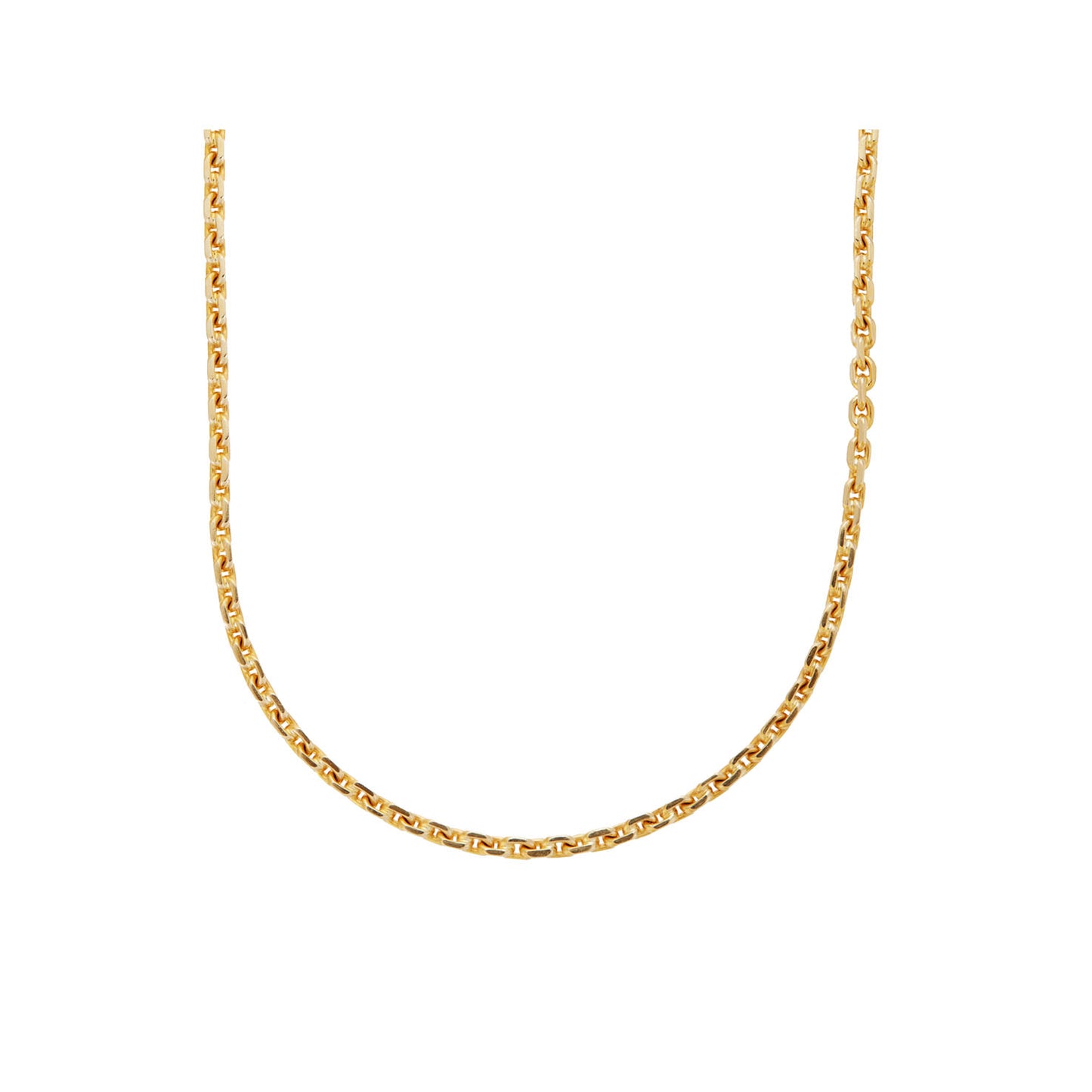 Chain Necklace for Men Gold KT18 or KT14 Handmade. Product code: 000111