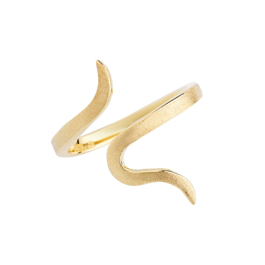 Yellow gold ring 18KT inspired by the Ancient Greek jewellery. Product Code : 324DA56Y