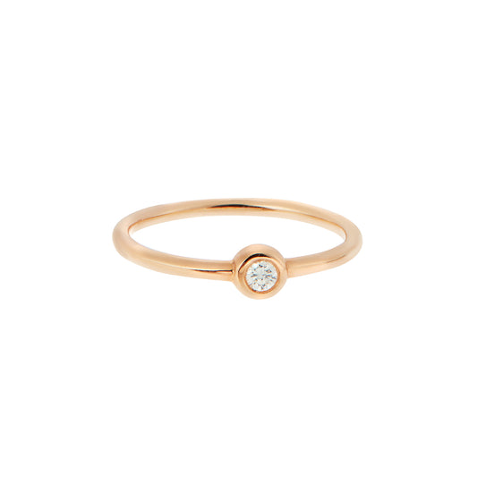 Round brilliant cut diamond solitaire 18k yellow gold. Product Code : 269D04SY
