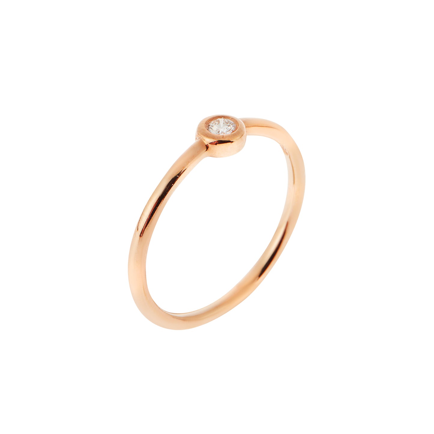 Round brilliant cut diamond solitaire 18k yellow gold. Product Code : 269D04SY