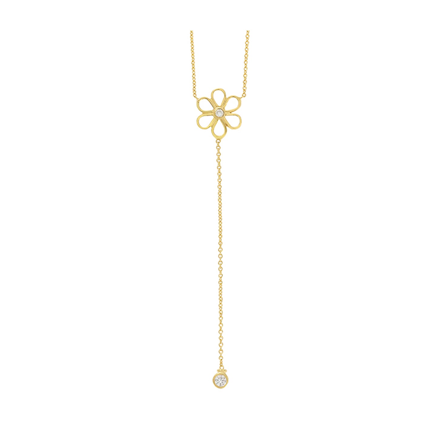 Diamond pendant 18 carat yellow gold.   Product Code : 622MW17.