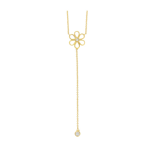 Diamond pendant 18 carat yellow gold.   Product Code : 622MW17.