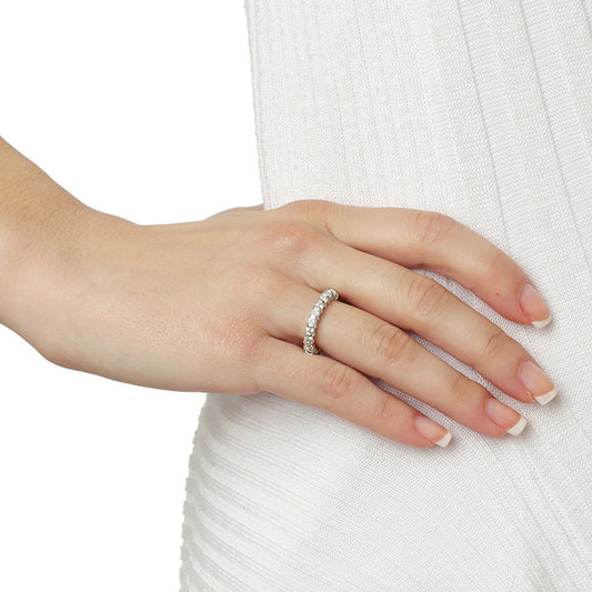 Diamond band 18 carat white gold. Product Code : 825DA372