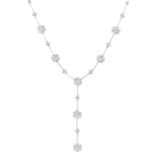 Necklace 18KT White Gold with Brilliant cut Diamonds.  Product Code : 243HN059