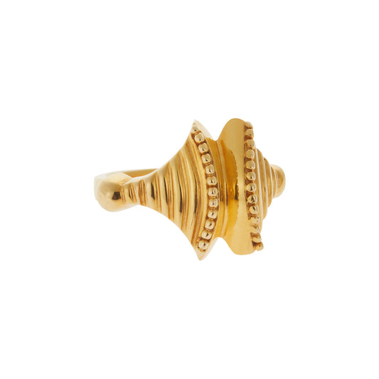 Ring 18 carat yellow gold.   Product Code : 281D104.
