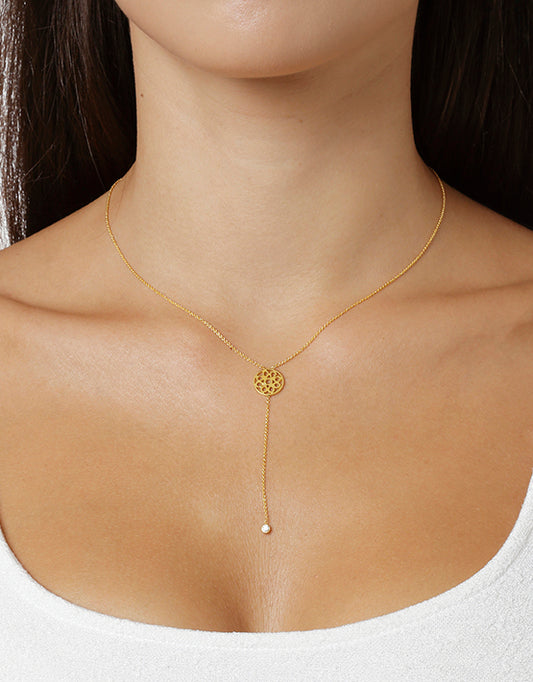 Diamond pendant 18 carat yellow gold. Product Code : 621MY016.