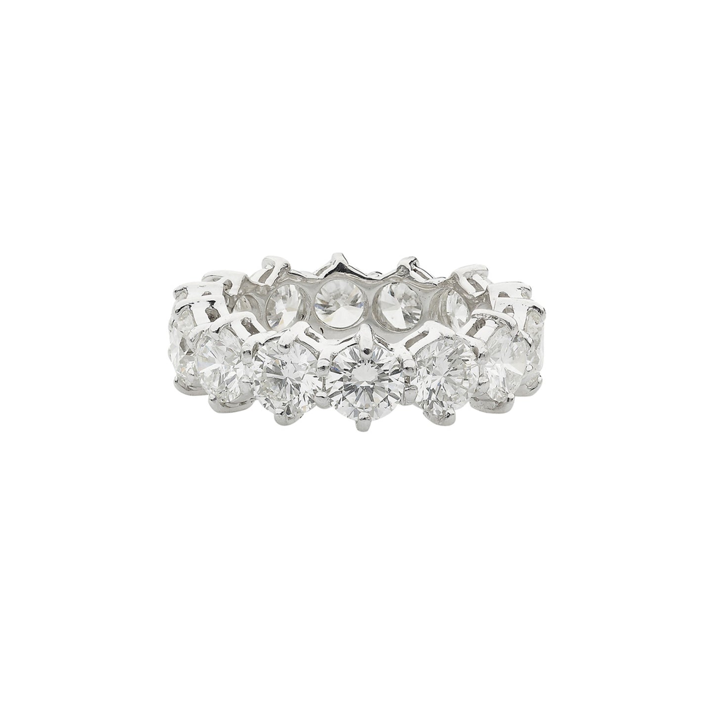 Brilliant cut diamond band 18 carat white gold. Product Code : 917BES