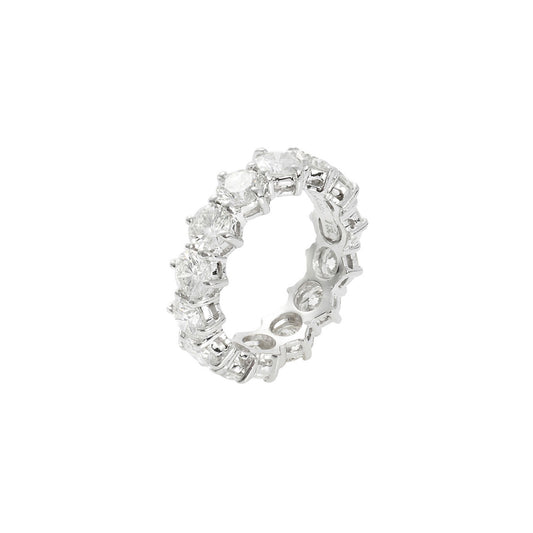 Brilliant cut diamond band 18 carat white gold. Product Code : 917BES