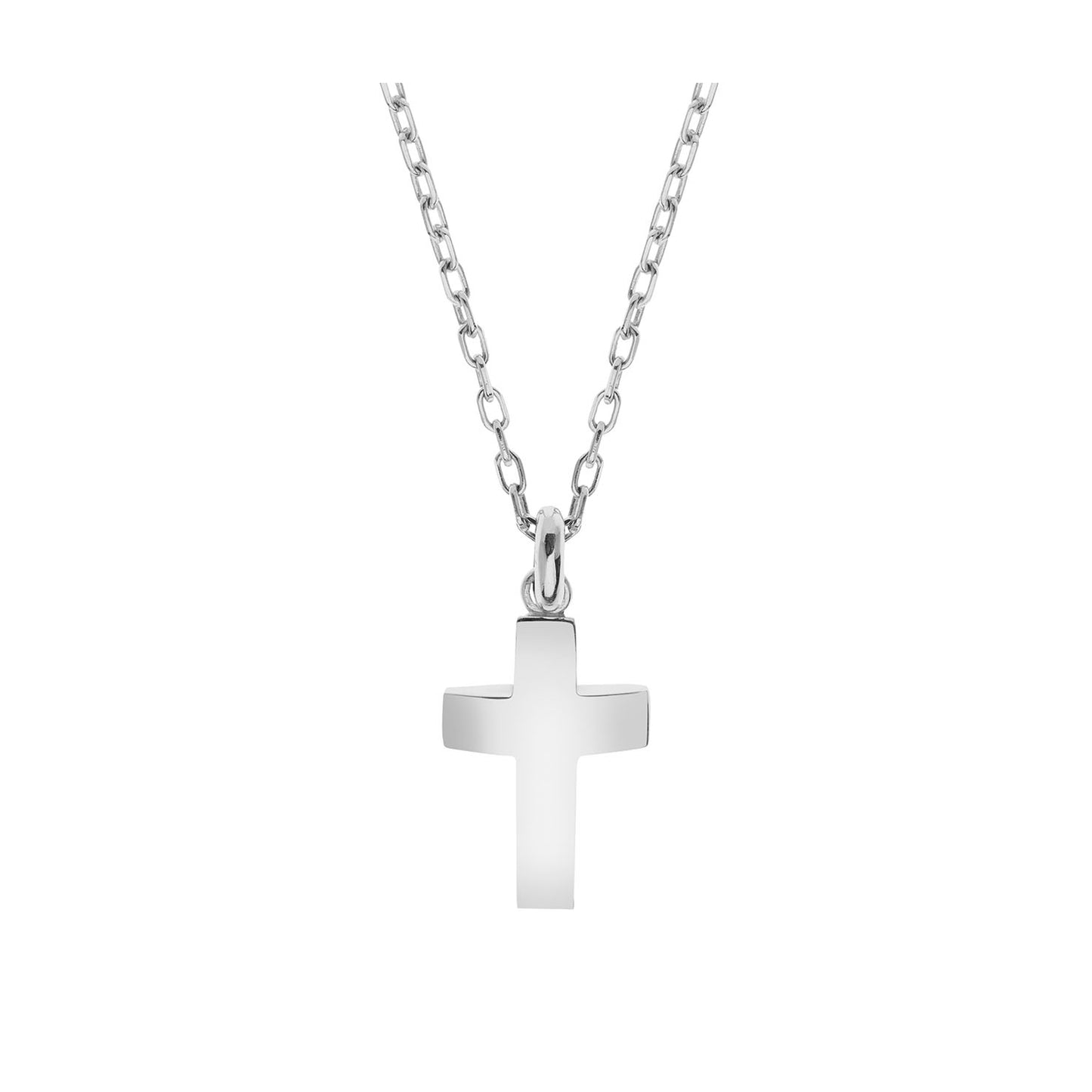 Handmade cross 18KT white gold.  Product Code: 327ST131KF.