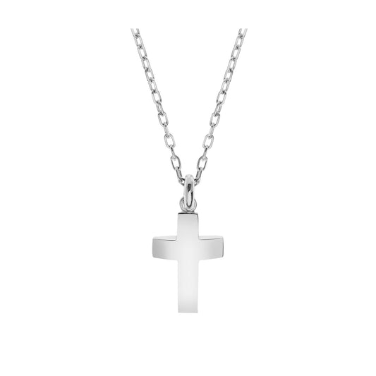 Handmade cross 18KT white gold.  Product Code: 327ST131KF.