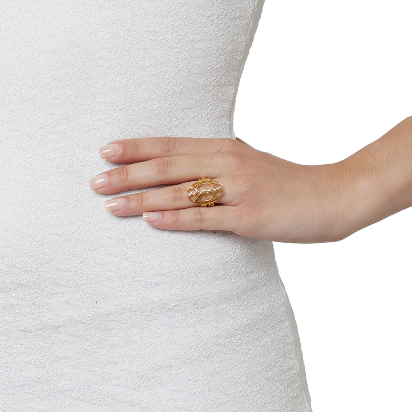 Ring 18 carat yellow gold.   Product Code : 332DA84Y