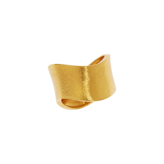 Handmade ring in 18KT yellow gold inspired by Ancient Greece