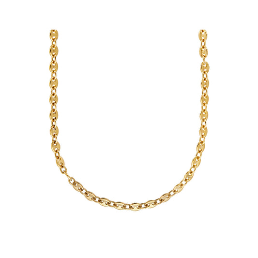 Chain Necklace for Men Gold KT18 or KT14 Handmade. Product code: 000103