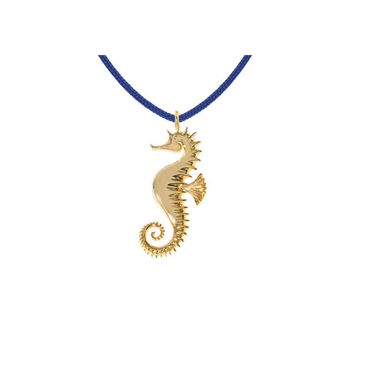 Seahorse good luck charm pendant. Seahorse is a symbol of good luck, power and good fortune. Product Code: 44M2017