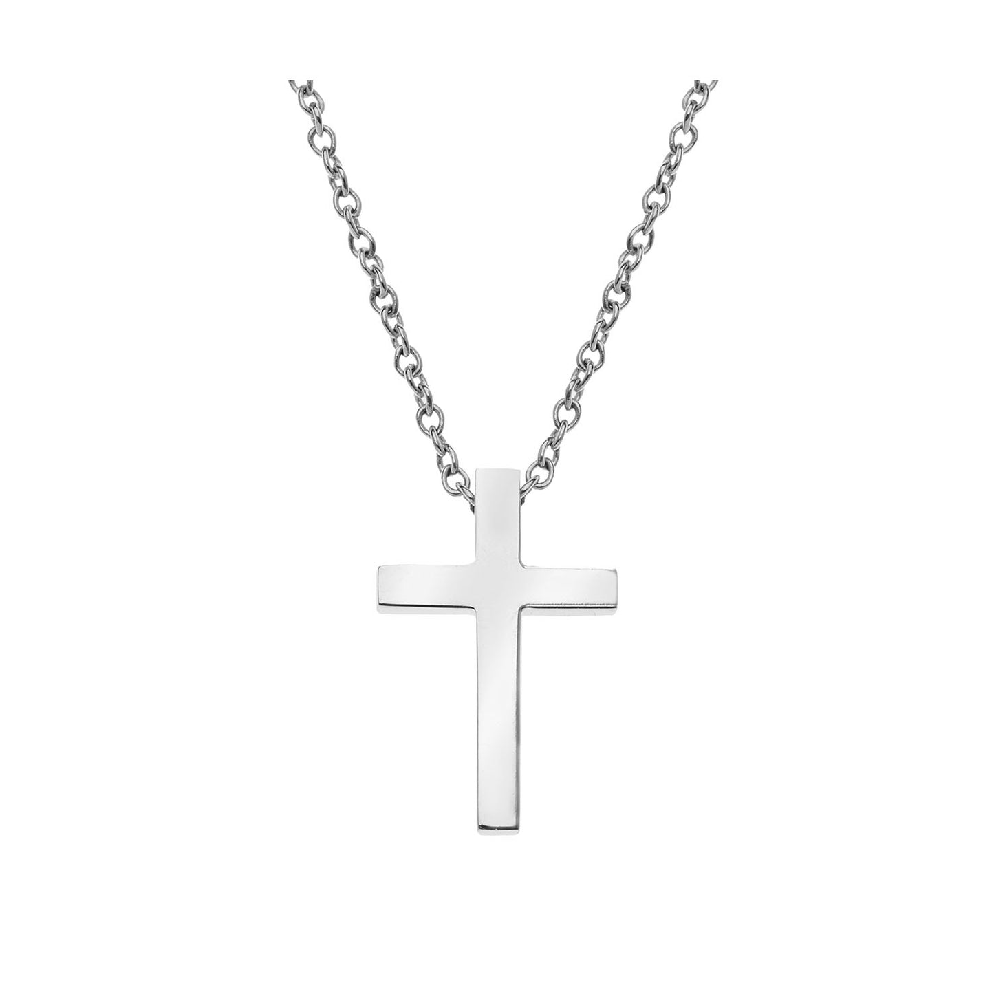 Handmade cross 18KT white gold.  Product Code: 4218T97.