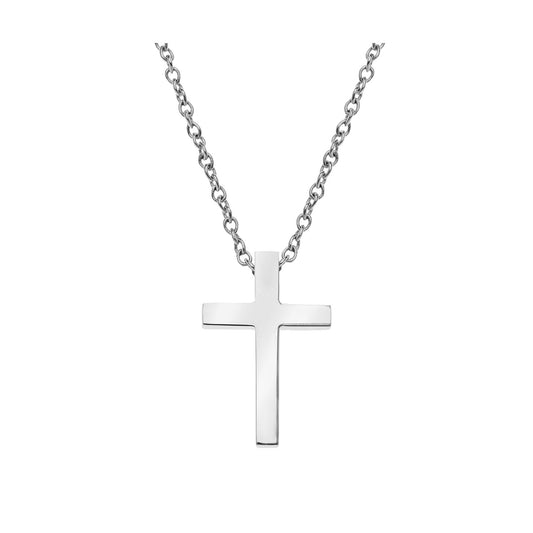 Handmade cross 18KT white gold.  Product Code: 4218T97.