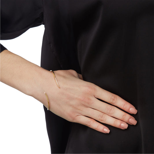 Diamond bracelet in 18 carat pink gold.   Product Code : 468BA98P