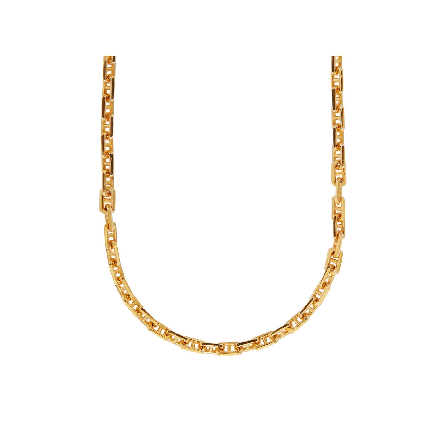 Chain Necklace for Men Gold KT18 or KT14 Handmade. Product code: 000104