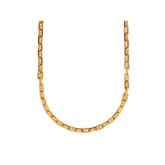 Chain Necklace for Men Gold KT18 or KT14 Handmade. Product code: 000104