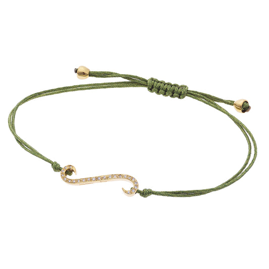 Diamond bracelet 18 carat yellow gold.  Product Code : 443PB43YD