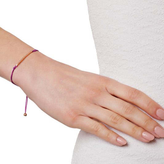 Diamond bracelet 18 carat pink gold.   Product Code : 446PB44PD