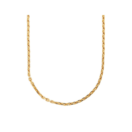 Chain Necklace for Men Gold KT18 or KT14 Handmade. Product code: 000106