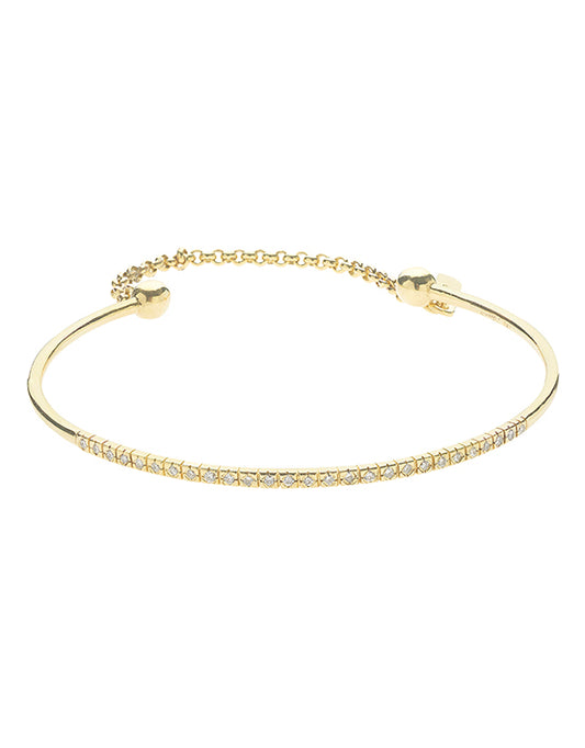 Diamond bracelet in 18 carat yellow gold.    Product Code : 395HB090