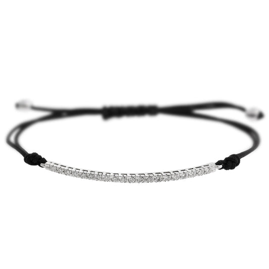 Diamond bracelet,18 carat white gold.   Product Code : 423BKRDN01W