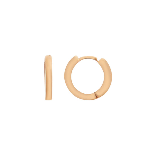 Hoop earrings 18 carat pink gold.   Product Code: 789SKRIKOXS