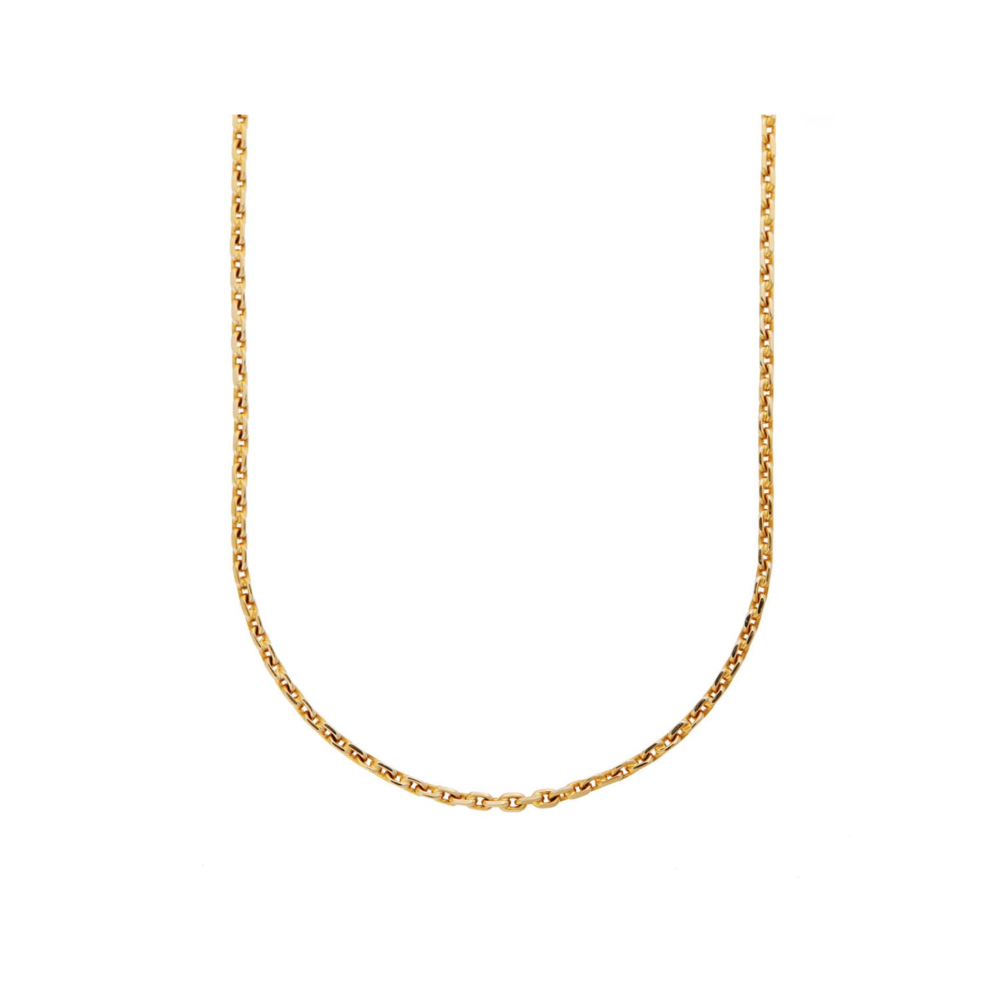 Chain Necklace for Men Gold KT18 or KT14 Handmade. Product code: 000107