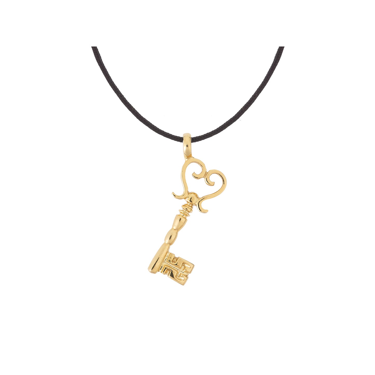 "Key" 18 carat yellow gold charm. Key is a symbol of freedom, liberation, good luck and success. Product code: 445MKLID1