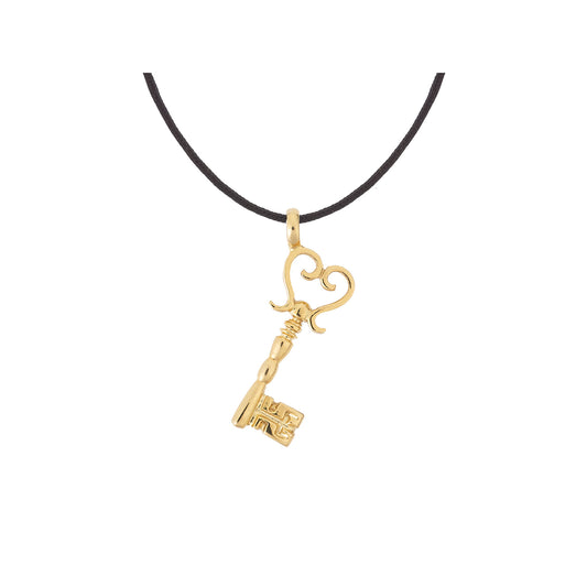 "Key" 18 carat yellow gold charm. Key is a symbol of freedom, liberation, good luck and success. Product code: 445MKLID1
