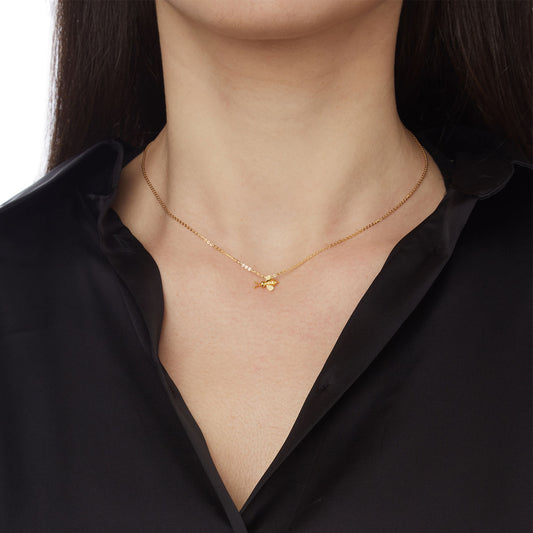"Bee"14k yellow gold good luck charm pendant. Bees are bringers of good luck, prosperity and success in business.  Product Code: 97M2019M.