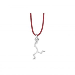 Greek Triskelion 18-carat white gold charm pendant. Symbol of constant movement to reach enlightenment. Product Code: 406MW016S