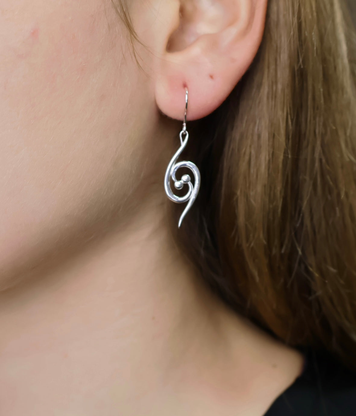 Binary Stars Lucky Charms 2026 silver earrings gold plated 925