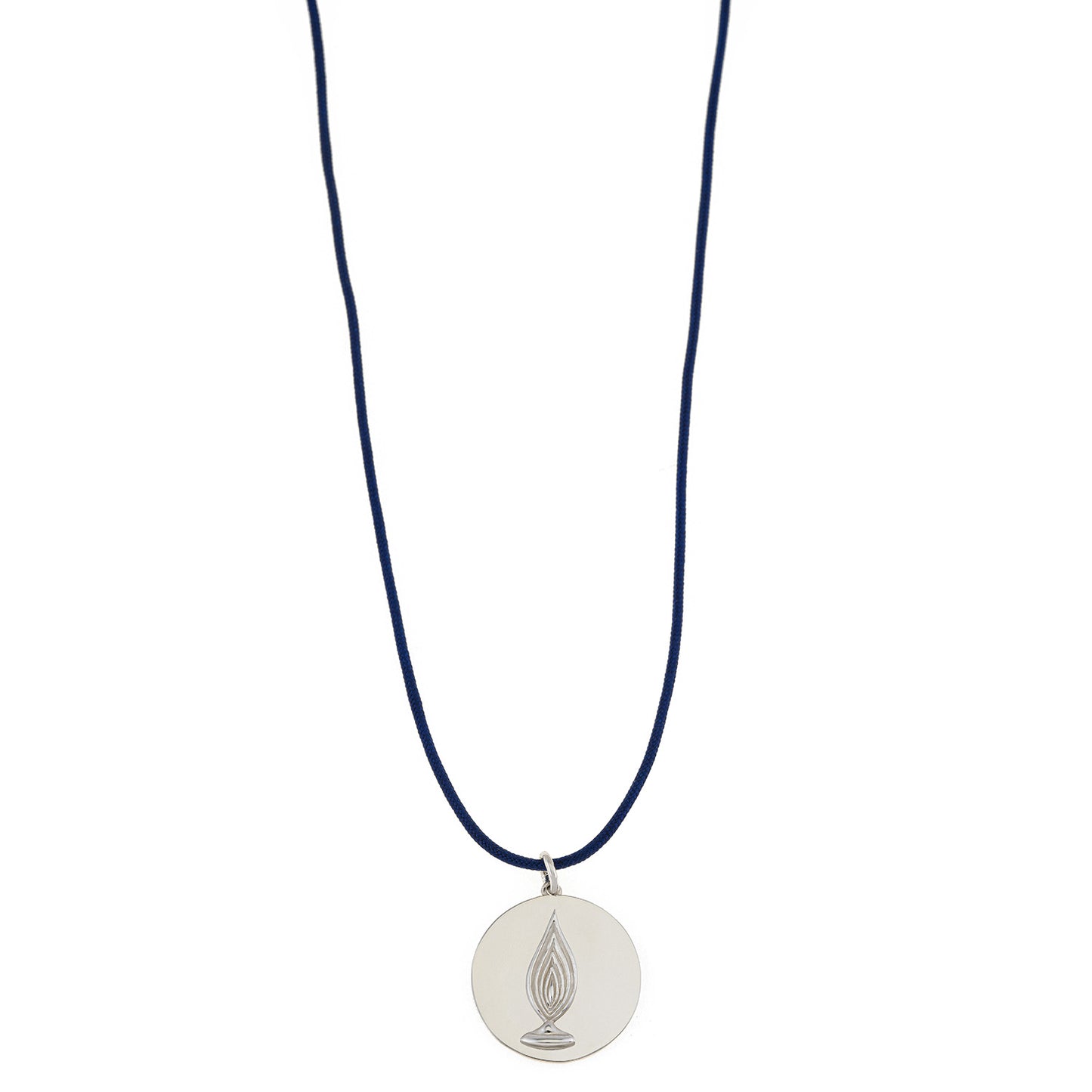 The “eternal Flame”, Lucky Charm 2025 silver 925. Pendant  on a Cord.
