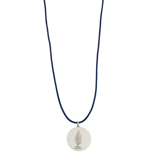 The “eternal Flame”, Lucky Charm 2025 silver 925. Pendant  on a Cord.