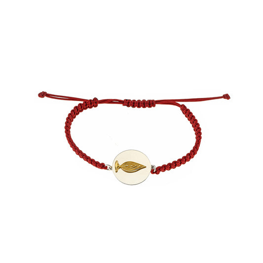 "The eternal flame", Lucky Charm 2025, Bracelet  silver 925 and Gold plated