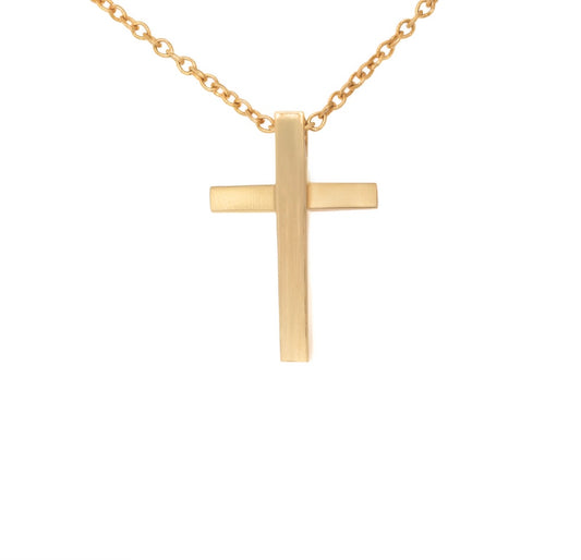 Cross in  yellow gold 18K