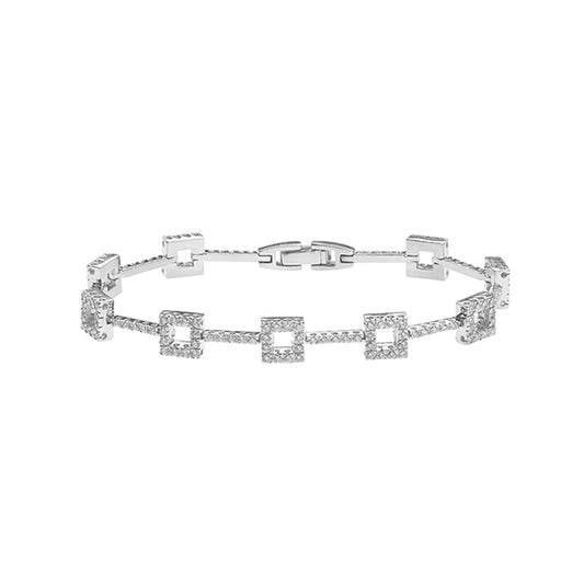 Diamond bracelet in 18 carat white gold.   Product Code : 42B129